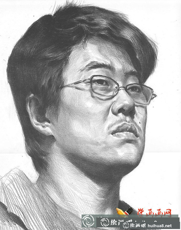 魯美學(xué)生優(yōu)秀素描頭像作品
