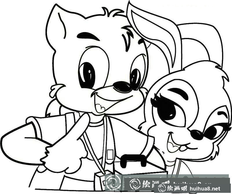 虹貓藍(lán)兔七俠傳簡(jiǎn)筆畫圖片(3)