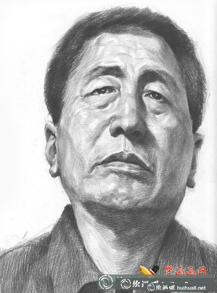魯美學(xué)生優(yōu)秀素描頭像作品