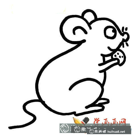 小老鼠簡筆畫圖片(3)