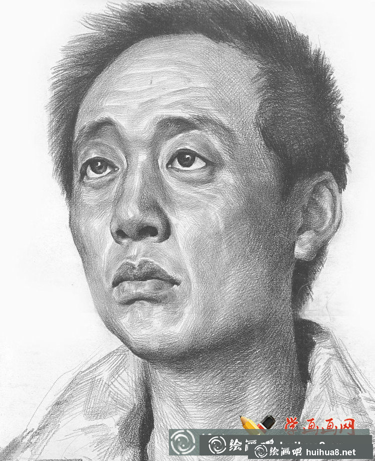 魯美學(xué)生優(yōu)秀素描頭像作品
