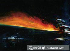 太空殖民地科幻畫(huà)