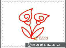 牡丹花簡(jiǎn)筆畫(huà)