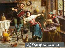 Eugenio Zampighi油畫作品