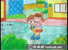 更多學(xué)雷鋒兒童繪畫作品