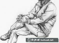 優(yōu)秀速寫人物臨摹圖1