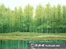 黃鐵山水彩畫作品22