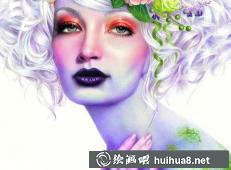 摩根·戴維森彩鉛畫作品12