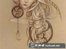 珍妮佛·希利的夢(mèng)幻彩鉛畫(huà)