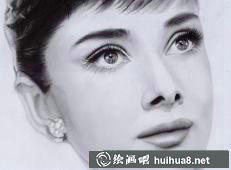 奧黛麗赫本素描畫 (4)