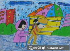 更多學(xué)雷鋒兒童繪畫作品