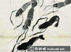 齊白石 魚蝦冊頁