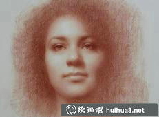 Susan lyon素描頭像作品12