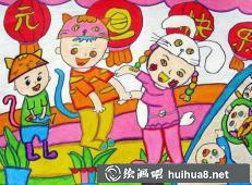 孩子們慶祝元旦