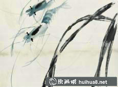 齊白石 魚蝦冊頁