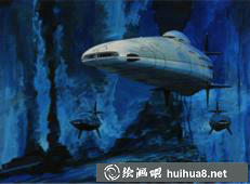 太空殖民地科幻畫(huà)