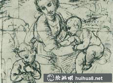 拉斐爾《圣母子》局部