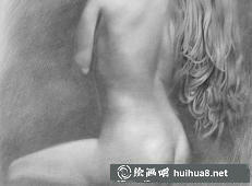 達米爾.斯米茨女人體素描作品7
