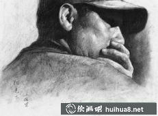 區(qū)礎(chǔ)堅素描頭像