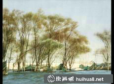 黃鐵山水彩畫作品27