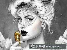 摩根·戴維森彩鉛畫作品6