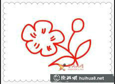 紫羅蘭花瓣細(xì)節(jié)簡(jiǎn)筆畫(huà)
