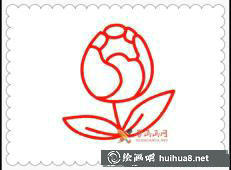 桃花花瓣細(xì)節(jié)簡(jiǎn)筆畫(huà)