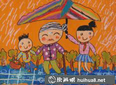 更多學(xué)雷鋒兒童繪畫作品