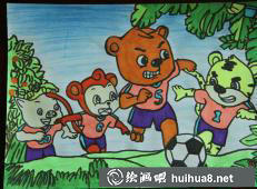 足球兒童畫8