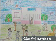 更多學(xué)雷鋒兒童繪畫作品