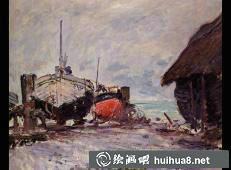 莫奈油畫作品《威尼斯大運(yùn)河》