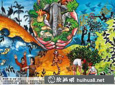 地球媽媽油畫(huà)棒