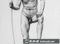 徐悲鴻人體素描作品之六