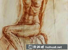 尤里?卡留塔人物速寫素描作品之十四