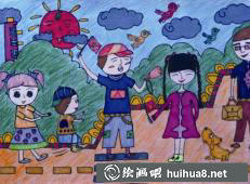 更多學(xué)雷鋒兒童繪畫作品