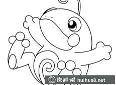 其他神奇寶貝簡筆畫圖片10