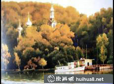 黃鐵山水彩畫作品29