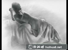 達米爾.斯米茨女人體素描作品21