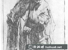 倫勃朗素描作品3