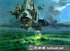 太空探索科幻畫(huà)