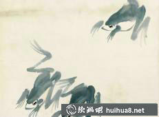 齊白石 魚(yú)蝦冊(cè)頁(yè) 畫(huà)面二
