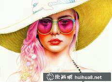摩根·戴維森彩鉛畫作品24