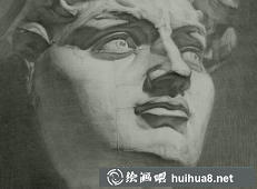 石膏頭像之二
