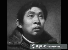 素描頭像《女子》