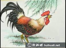 雞年彩鉛畫1
