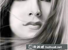 艾薇兒素描畫9