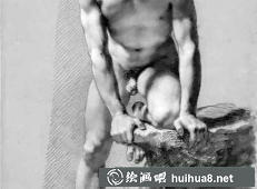 普呂東人體素描畫(huà)