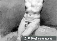 普呂東人體素描畫(huà)
