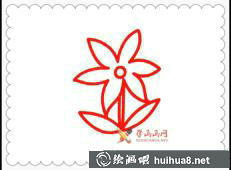 牡丹花瓣細(xì)節(jié)簡(jiǎn)筆畫(huà)