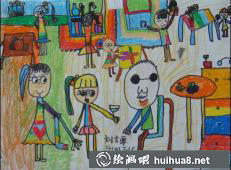 更多學(xué)雷鋒兒童繪畫作品